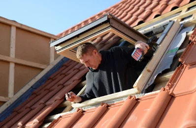 Pose de fenêtres de toit Velux à Obrechies